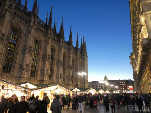 Christmas markets in Milan, and the city's magnificent Duomo