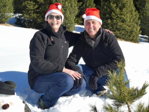 We sought out snow as often as possible - our first white Christmas was unforgettable