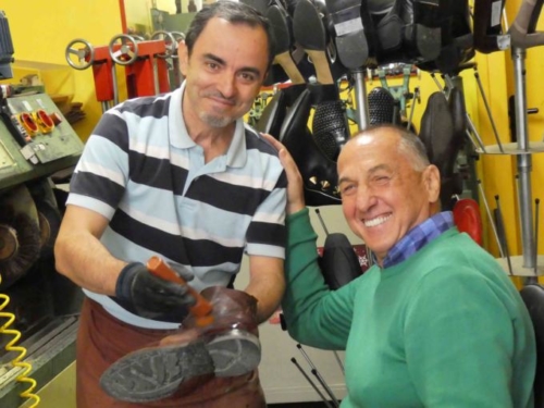 The unexpected encounters were often among the most enjoyable; in Manuta we met Petrit, shoemaker to Popes and Prime Ministers and friend to all