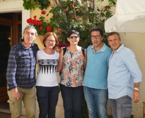 And in Pescostanzo, Abruzzo we stayed in a little B&B run by these three brothers and their extended family