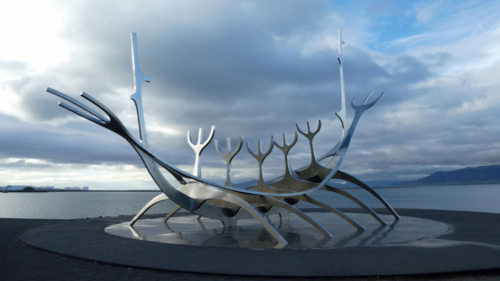 And the wonderful 'Sun Voyager' sculpture 