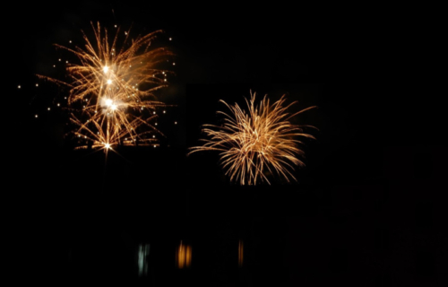 And fireworks - Fezzano in full festival mode