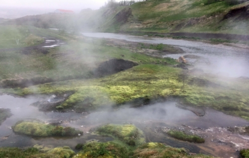 From one extreme to another - there are hundreds of geothermal pools scattered throughout Iceland; in some the water is almost 100C and signs warn people to stay clear
