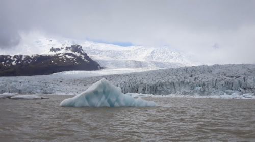 Icelanders have names for each of them - this is Fjallsárlón glacier
