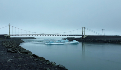 The mouth of the Jökulsá River